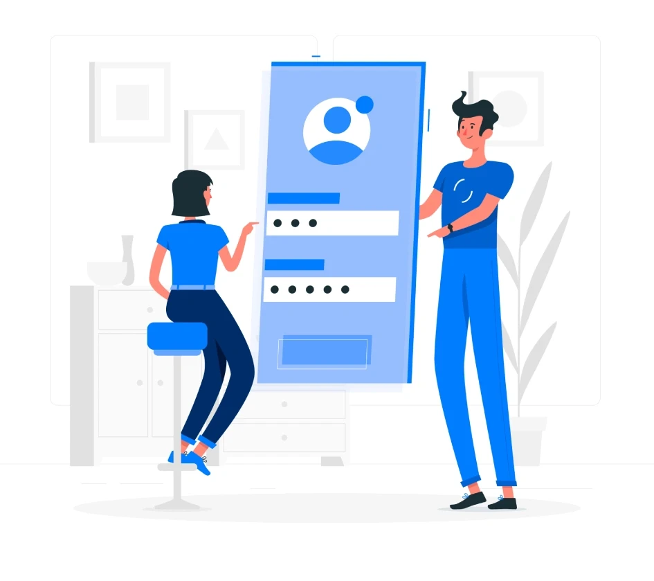 Customer Login Page Image